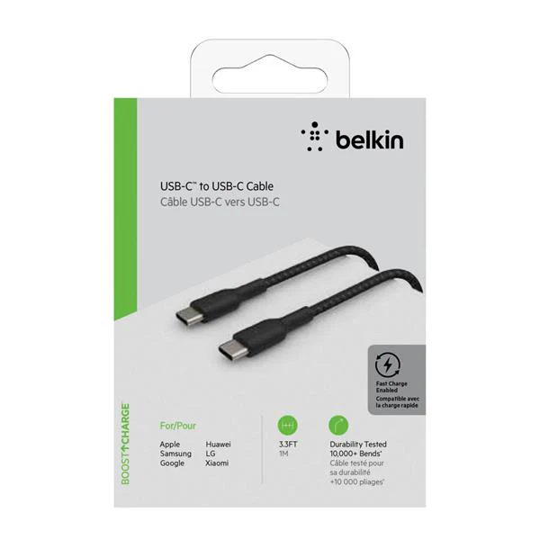 CABLE BELKIN TIPO C A TIPO C 1MT